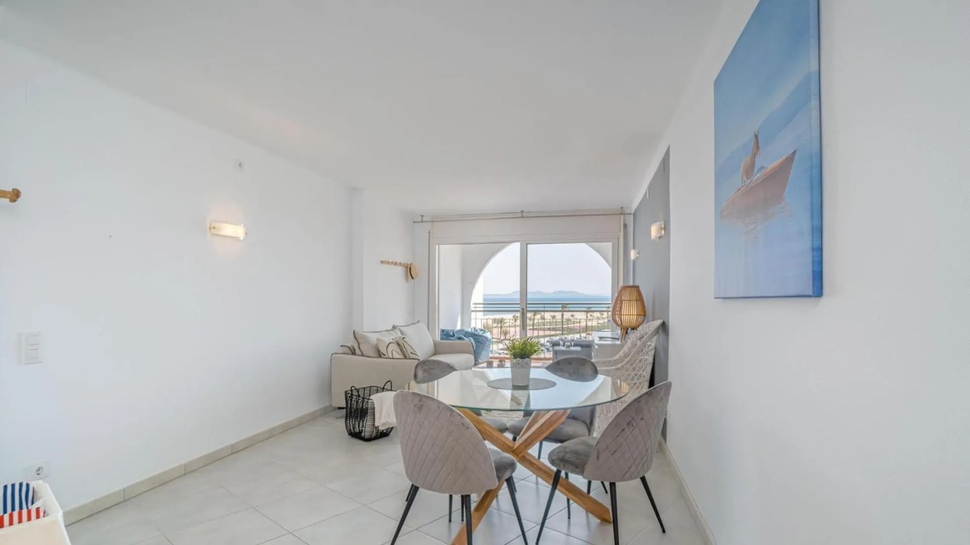 アパート エンプリアブラバAgradable Duplex Con Vistas Al Mar - Hisp-288-43アパートメント